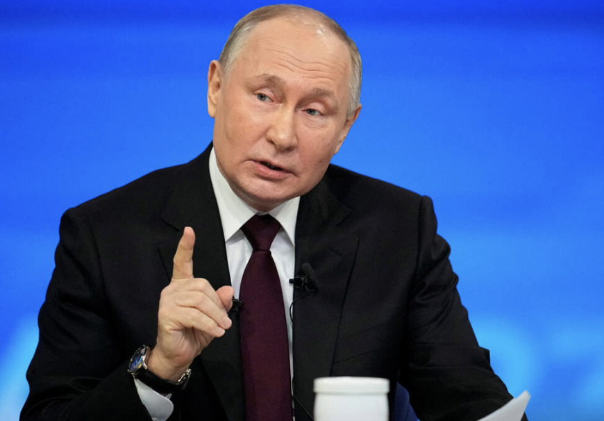 VLADIMIR PUTIN NO DESCARTA TRABAJAR CON UCRANIA EN UN POSIBLE TRATADO DE PAZ